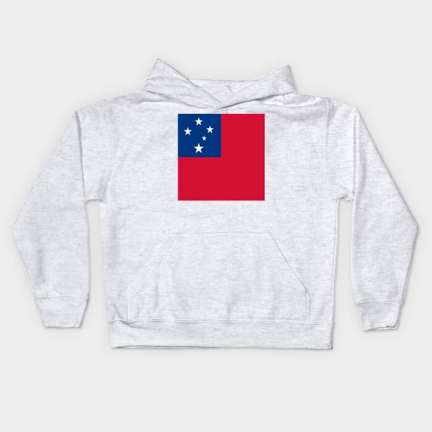 Samoa flag Kids Hoodie by flag for all